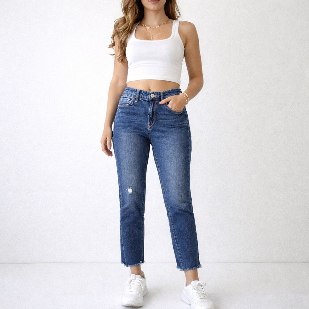 Anthropologie Pilcro and the Letterpress Jeans Size 26 Slim Boyfriend Casual